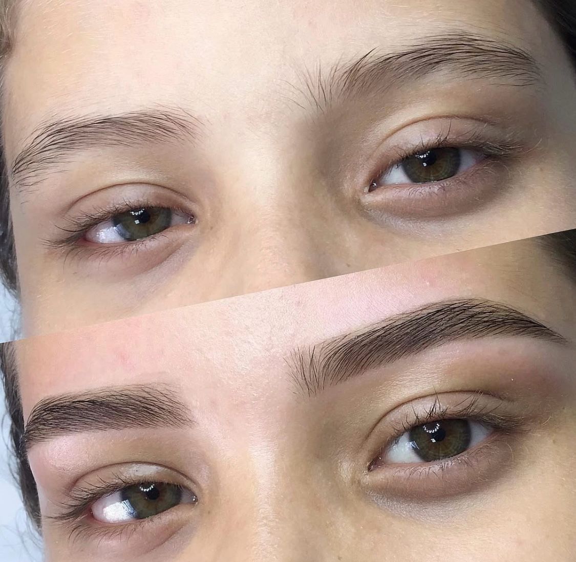 Sobrancelha - Antes e Depois